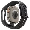 Spigen Liquid Air Pro + Tempered Glass Apple Watch Ultra 1/2/3 (49 mm) csomag - fekete