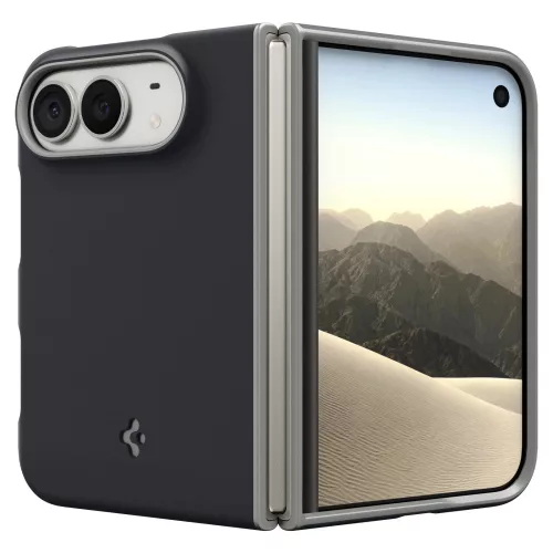 Spigen Nano Pop Mag MagSafe tok – Apple iPhone Duo, Black Sesame