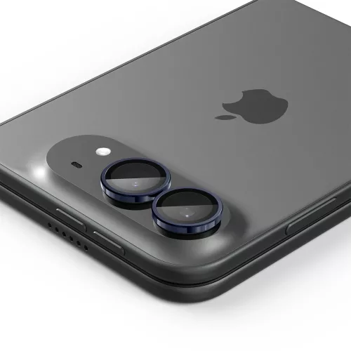 Spigen Optik Pro EZ Fit kameravédő üveg (2 db) – Apple iPhone Duo, átlátszó