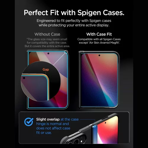 Spigen GLAS.tR EZ Fit Pro betekintésvédő üveg (2 db) – Apple iPhone Duo