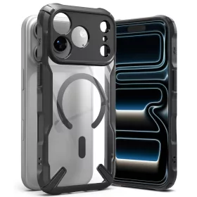   Ringke Fusion Magnetic MagSafe iPhone 17 Pro hátlap tok - fekete