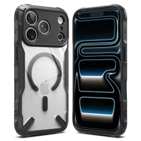   Ringke Fusion Magnetic MagSafe iPhone 17 Pro hátlap tok - fekete