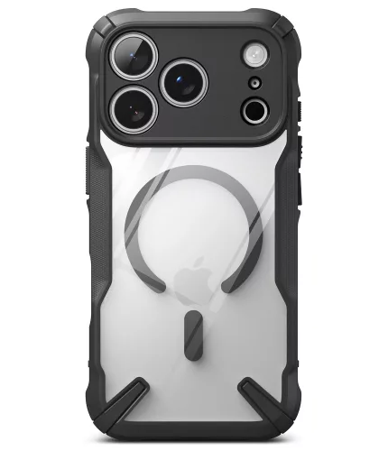 Ringke Fusion Magnetic MagSafe iPhone 17 Pro hátlap tok - fekete