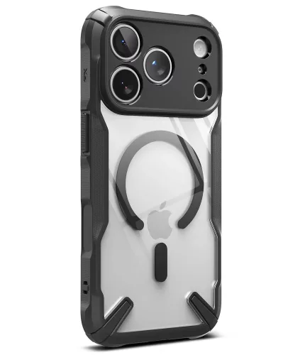 Ringke Fusion Magnetic MagSafe iPhone 17 Pro hátlap tok - fekete