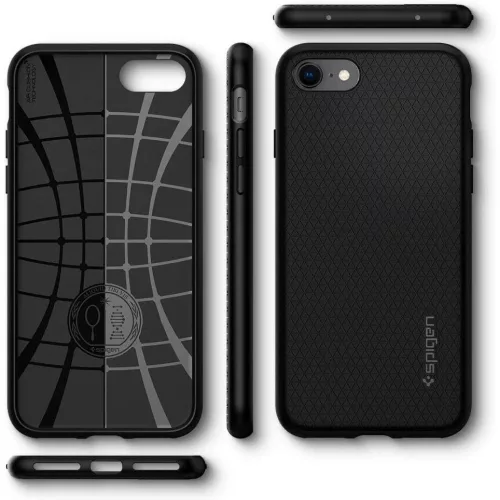 Spigen Liquid Air tok, Apple iPhone 7 / 8 / SE 2020 / 2022 - fekete
