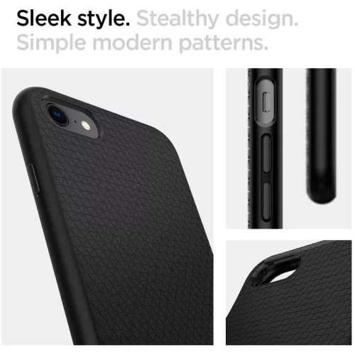 Spigen Liquid Air tok, Apple iPhone 7 / 8 / SE 2020 / 2022 - fekete