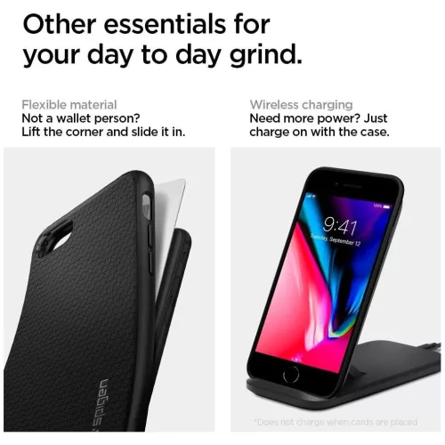 Spigen Liquid Air tok, Apple iPhone 7 / 8 / SE 2020 / 2022 - fekete