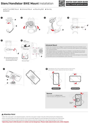 Spigen gearlock ms100 kormánysávra szerelhető telefontartó