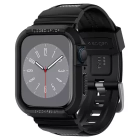   Spigen Rugged Armor Pro Apple Watch 6/7/8/9/SE (44/45 mm) tok - fekete
