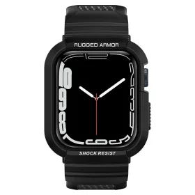   Spigen Rugged Armor Pro Apple Watch 6/7/8/9/SE (44/45 mm) tok - fekete