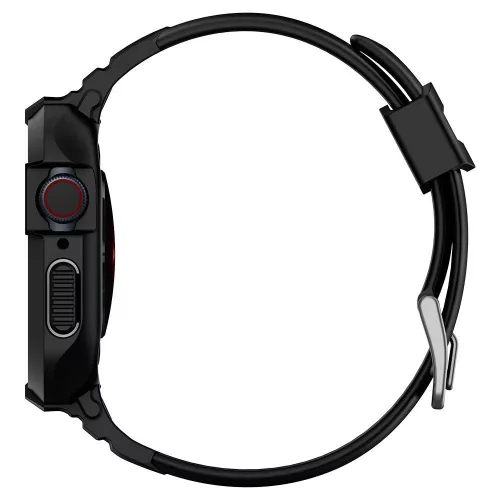 Spigen Rugged Armor Pro Apple Watch 6/7/8/9/SE (44/45 mm) tok - fekete