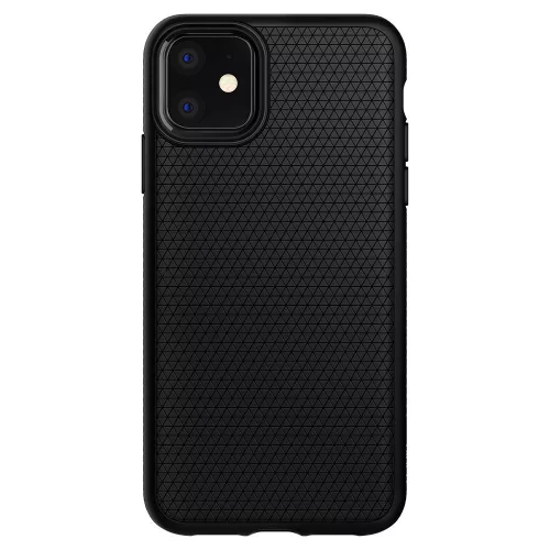 Spigen Liquid Air tok, Apple iPhone 11 - matt fekete