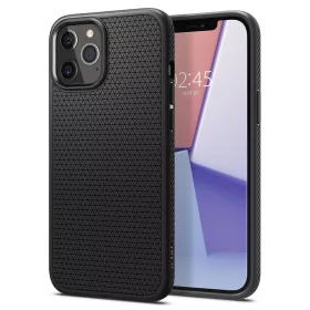   Spigen Liquid Air tok, Apple iPhone 12 / 12 Pro - matt fekete