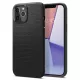Spigen Liquid Air tok, Apple iPhone 12 / 12 Pro - matt fekete