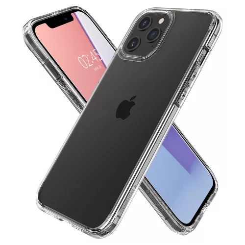 Spigen Ultra Hybrid tok, Apple iPhone 12 / 12 Pro - átlátszó