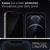 Spigen Glas.tR EZ Fit üvegfólia, Apple iPhone 12 / 12 Pro (2 db) - átlátszó