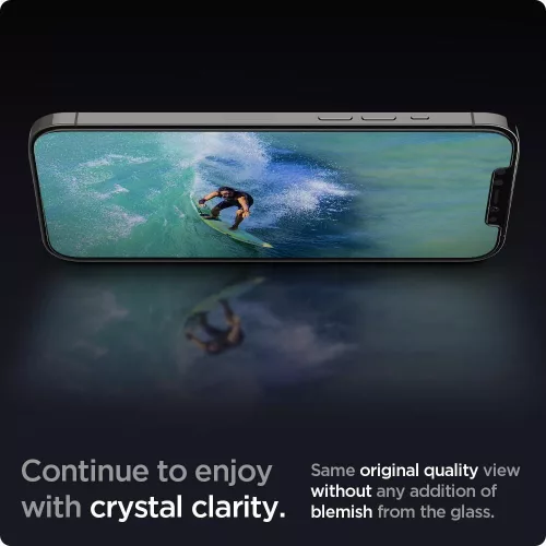 Spigen Glas.tR EZ Fit üvegfólia, Apple iPhone 12 / 12 Pro (2 db) - átlátszó