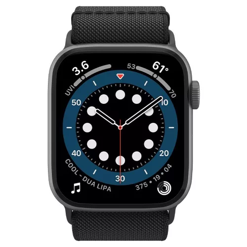 Spigen Fit Lite Apple Watch 8/9/10/11/SE/Ultra (44/45/46/49 mm) tok - fekete