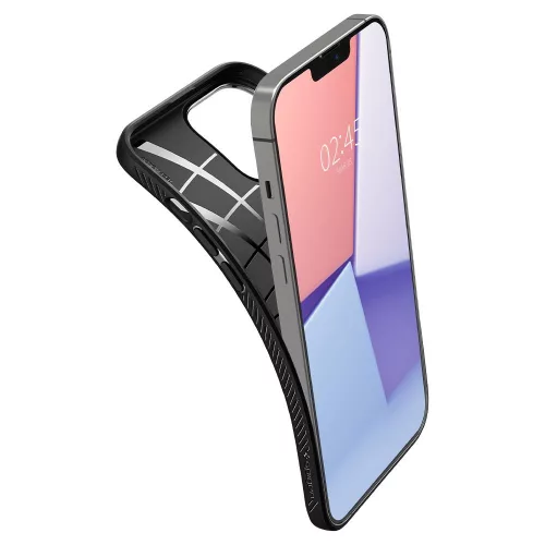 Spigen Liquid Air tok, Apple iPhone 13 Pro - matt fekete