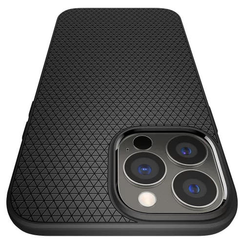 Spigen Liquid Air tok, Apple iPhone 13 Pro - matt fekete
