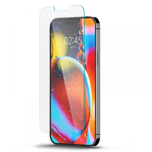 Spigen Glas.tR Slim üvegfólia, Apple iPhone 13 / 13 Pro / 14 / 16e / 17e - átlátszó