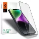 Spigen Glass FC üvegfólia, Apple iPhone 13 / 13 Pro / 14 / 16e / 17e - fekete