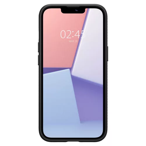 Spigen Liquid Air tok, Apple iPhone 13 - matt fekete