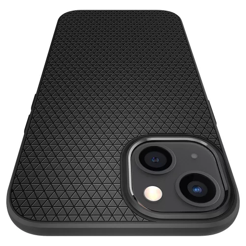 Spigen Liquid Air tok, Apple iPhone 13 - matt fekete