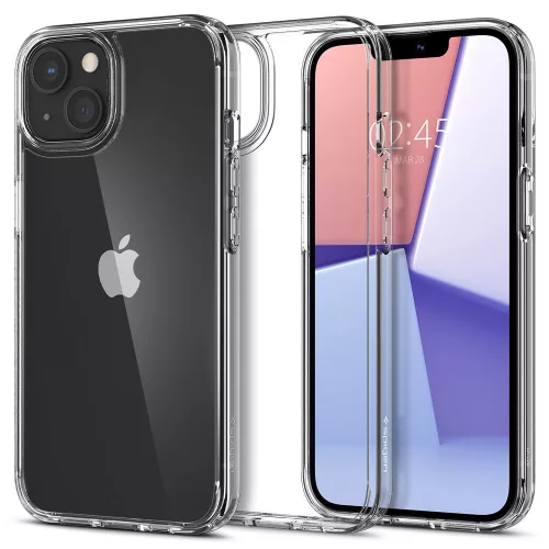 Spigen Ultra Hybrid tok, Apple iPhone 13 - átlátszó