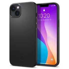   Spigen Thin Fit tok Apple iPhone 14 Plus / 15 Plus készülékhez – Fekete