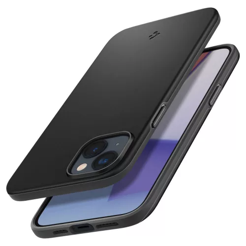 Spigen Thin Fit tok Apple iPhone 14 Plus / 15 Plus készülékhez – Fekete
