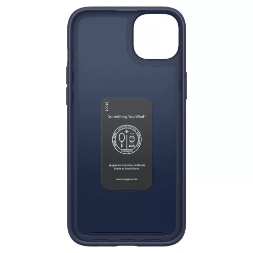 Spigen Thin Fit tok Apple iPhone 14 Plus / 15 Plus készülékhez – Sötétkék