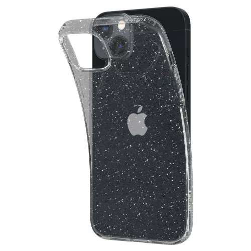 Spigen Liquid Crystal tok Apple iPhone 14 Plus / 15 Plus készülékhez – Csillámos