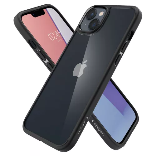 Spigen Ultra Hybrid tok Apple iPhone 14 Plus / 15 Plus készülékhez – Matt fekete