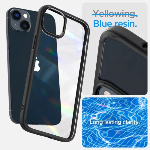 Spigen Ultra Hybrid tok Apple iPhone 14 Plus / 15 Plus készülékhez – Matt fekete