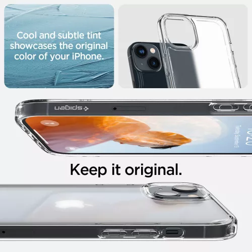 Spigen Ultra Hybrid tok Apple iPhone 14 Plus / 15 Plus készülékhez – Jégkristály