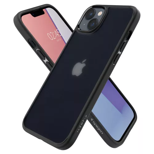 Spigen Ultra Hybrid tok Apple iPhone 14 Plus / 15 Plus készülékhez – Jégfekete