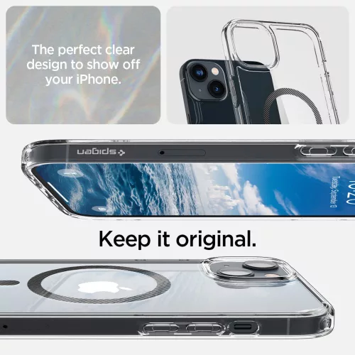 Spigen Ultra Hybrid Mag tok Apple iPhone 14 Plus / 15 Plus készülékhez – Carbon