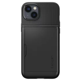   Spigen Slim Armor CS tok Apple iPhone 14 Plus / 15 Plus készülékhez – Fekete