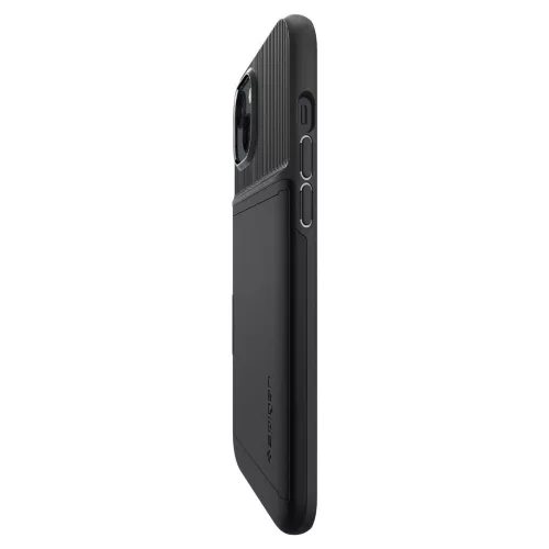 Spigen Slim Armor CS tok Apple iPhone 14 Plus / 15 Plus készülékhez – Fekete