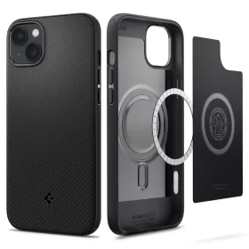  Spigen Mag Armor tok Apple iPhone 14 Plus / 15 Plus készülékhez – Matt fekete