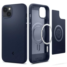   Spigen Mag Armor tok Apple iPhone 14 Plus / 15 Plus készülékhez – Sötétkék