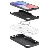 Spigen Silicone Fit Mag tok Apple iPhone 14 Plus / 15 Plus készülékhez – Fekete
