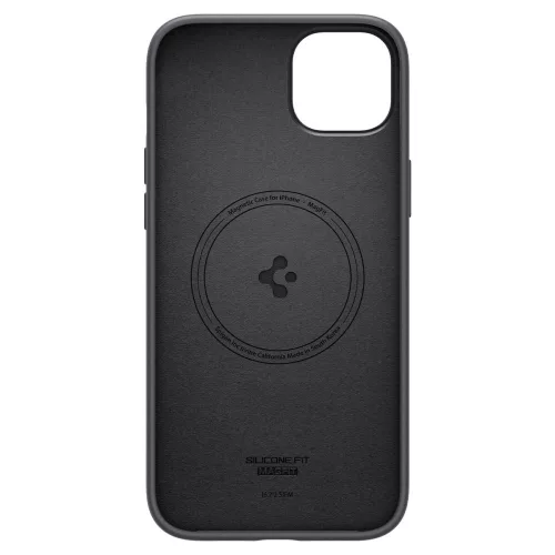 Spigen Silicone Fit Mag tok Apple iPhone 14 Plus / 15 Plus készülékhez – Fekete
