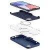 Spigen Silicone Fit Mag tok Apple iPhone 14 Plus / 15 Plus készülékhez – Sötétkék