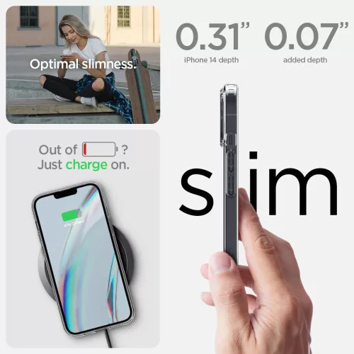 Spigen Crystal Pack tok Apple iPhone 14 Plus / 15 Plus készülékhez – Átlátszó