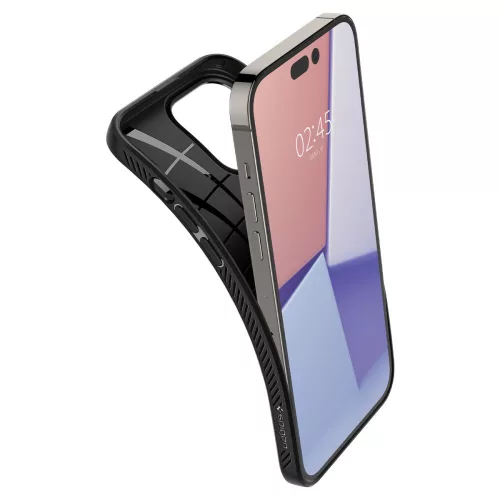Spigen Liquid Air tok Apple iPhone 14 Pro készülékhez – Matt fekete