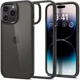   Spigen Ultra Hybrid tok Apple iPhone 14 Pro készülékhez – Matt fekete