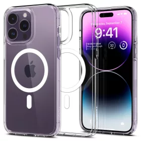   Spigen Ultra Hybrid Mag tok Apple iPhone 14 Pro készülékhez – Fehér