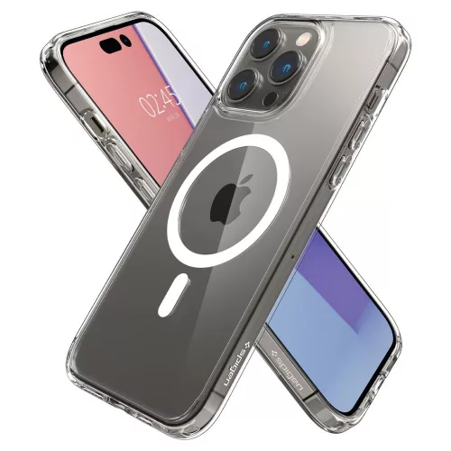 Spigen Ultra Hybrid Mag tok Apple iPhone 14 Pro készülékhez – Fehér